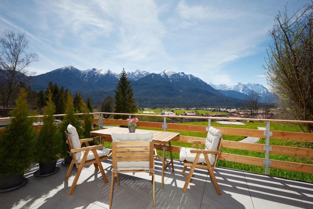 Achners Chalet Am Forsthaus Wallgau Bagian luar foto